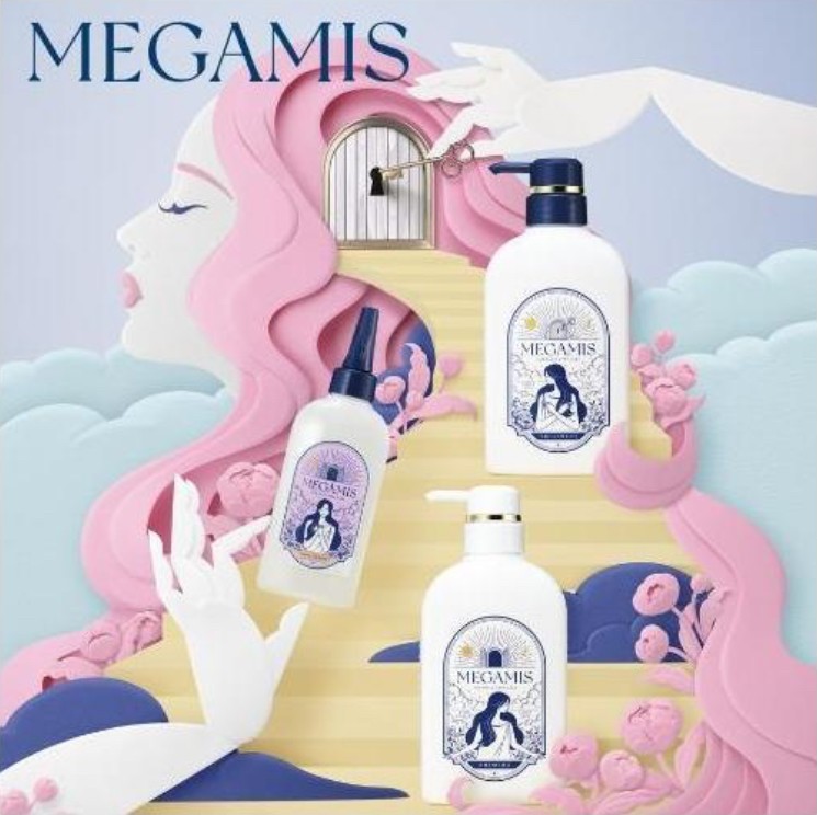 セット】ライオン MEGAMIS メガミス シャンプー本体1本(440ml)＋