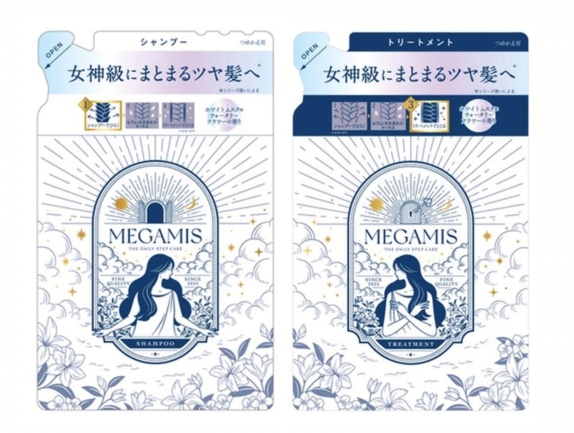 セット】ライオン MEGAMIS メガミス シャンプー1袋(360ml)＋