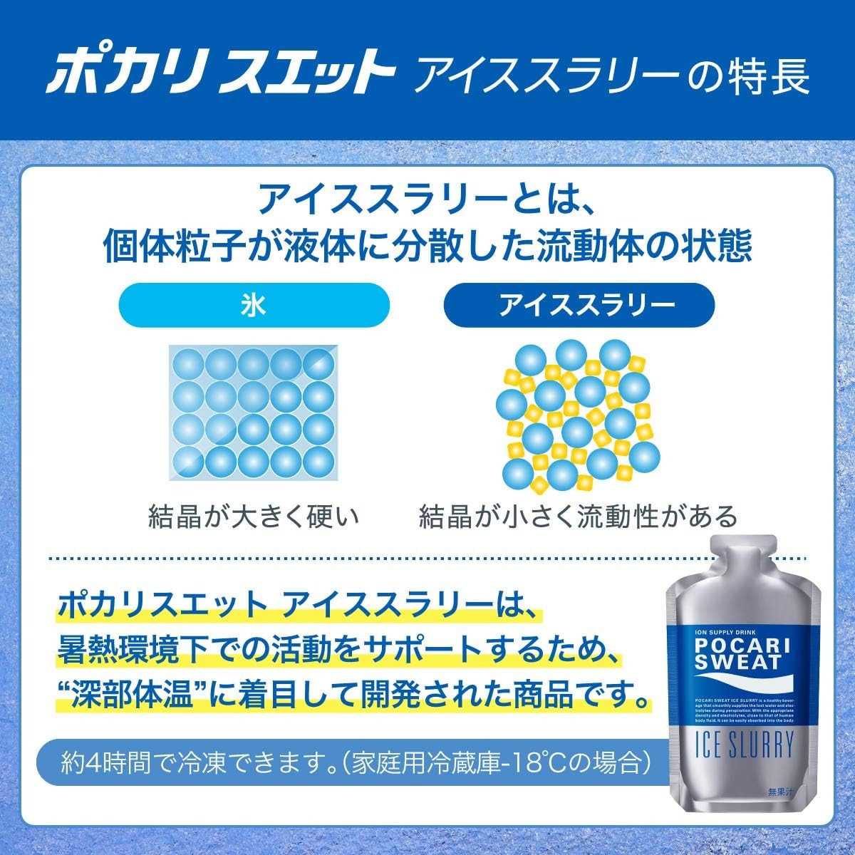 【まとめ買い】アイススラリー　ポカリスエット　4ケース まとめ買い】アイススラリー ポカリスエット 4ケース ソフトドリンク