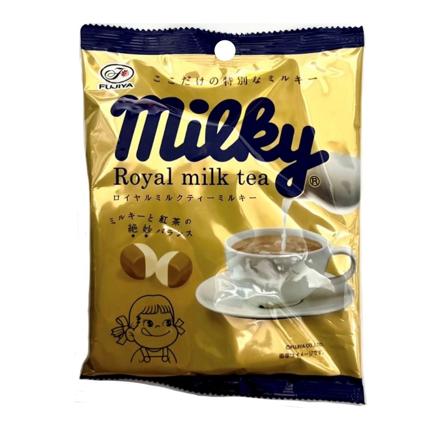 2袋セット 不二家 ロイヤルミルクティーミルキー 1袋（68g(個装紙