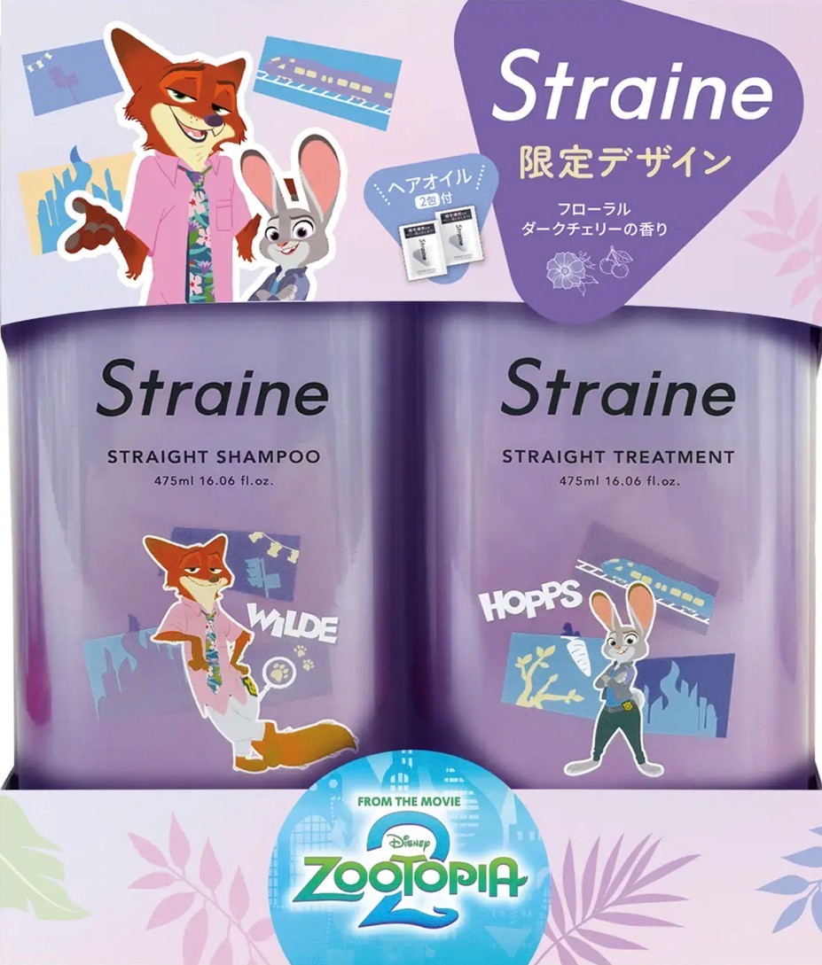 ストレイン ストレートシャンプー＋トリートメント ディズニーデザイン