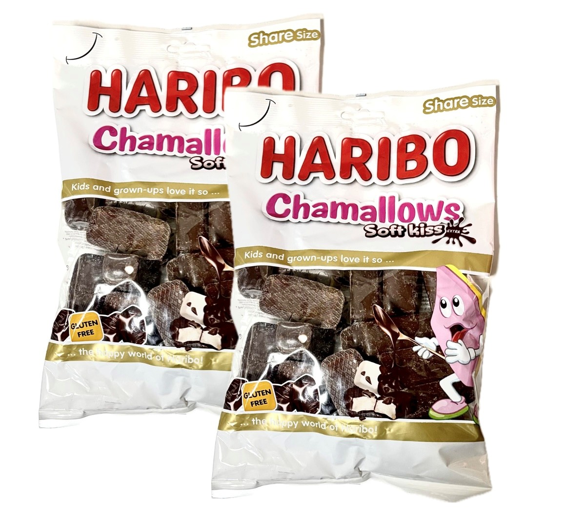 2袋セット HARIBO チョコマシュマロ ソフトキス エキストラ 1袋(175g