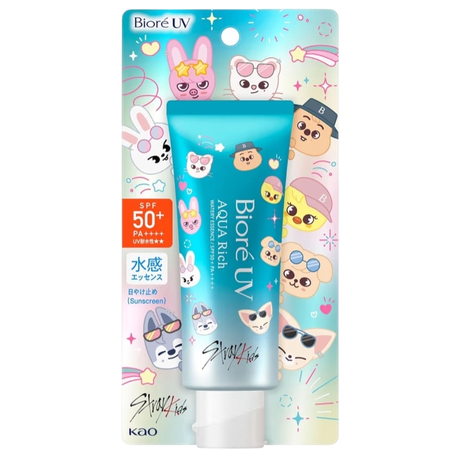 ゆうゆう　エレクトロン　エブリワン　日焼け止め　10点セット ビオレUVアクアリッチ StrayKids ストレイキッズ コラボ限定デザイン