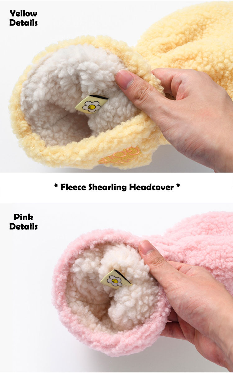 ディンプルゴルフ ヘッドカバー DIMPLE GOLF Fleece Shearling Headcover フリース シアリング ヘッド カバー 3種類 全2色 DIMPLE01 ACC｜a-labs｜05