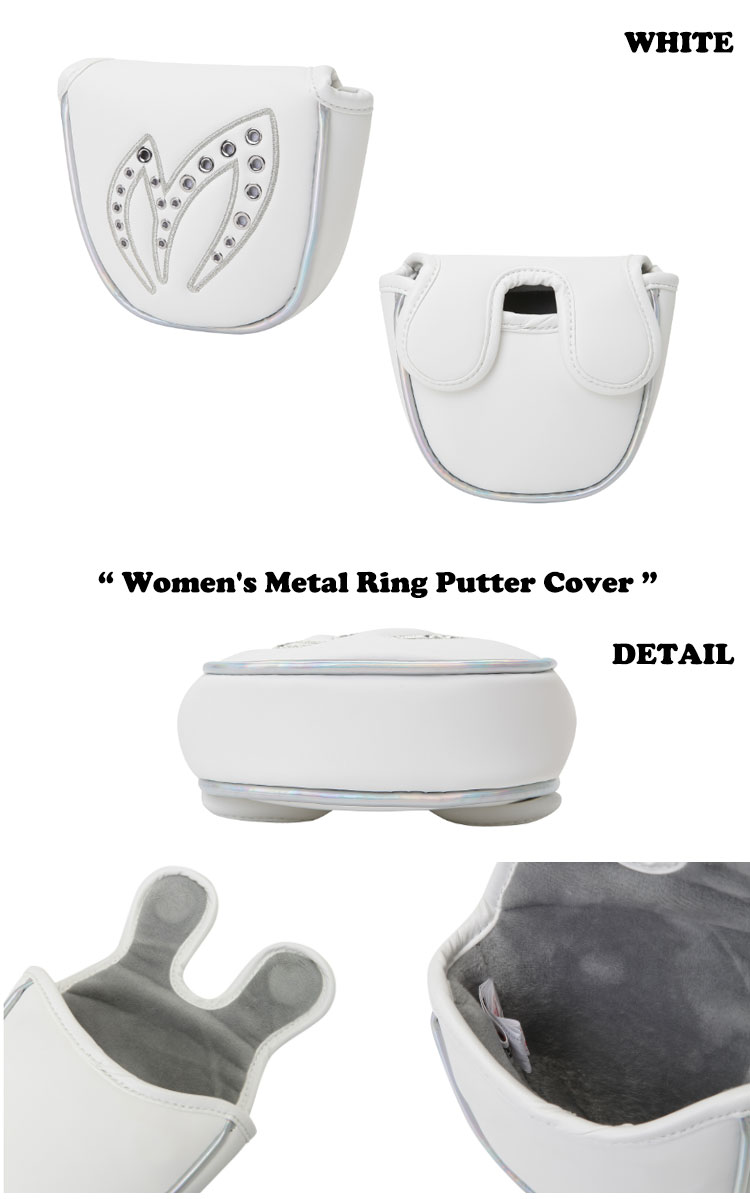 マスターバニーエディション パターカバー MASTER BUNNY EDITION Women's Metal Ring Putter Cover 421B5CV653_WH/BK 全2色 ゴルフ ACC｜a-labs｜02
