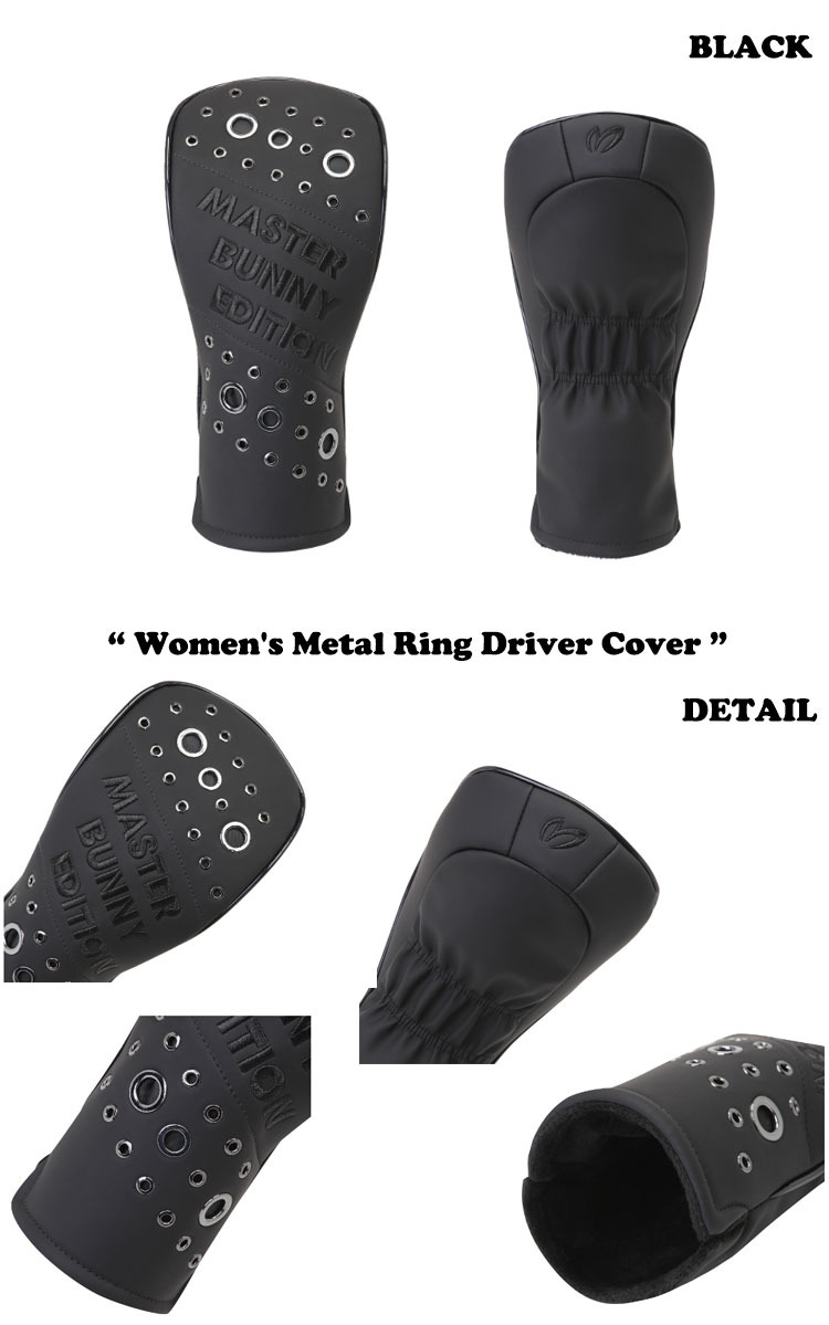 マスターバニーエディション ドライバーカバー MASTER BUNNY EDITION Women's Metal Ring Driver Cover B5CV651_WH/BK 全2色 ゴルフ ACC｜a-labs｜03