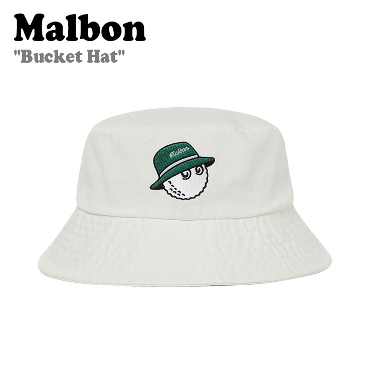 マルボンゴルフ バケットハット MALBON GOLF メンズ レディース Bucket Hat バケット ハット WHITE ホワイト M2343PCP17WHT ACC :ac mb23 m43pcp17:a Labs