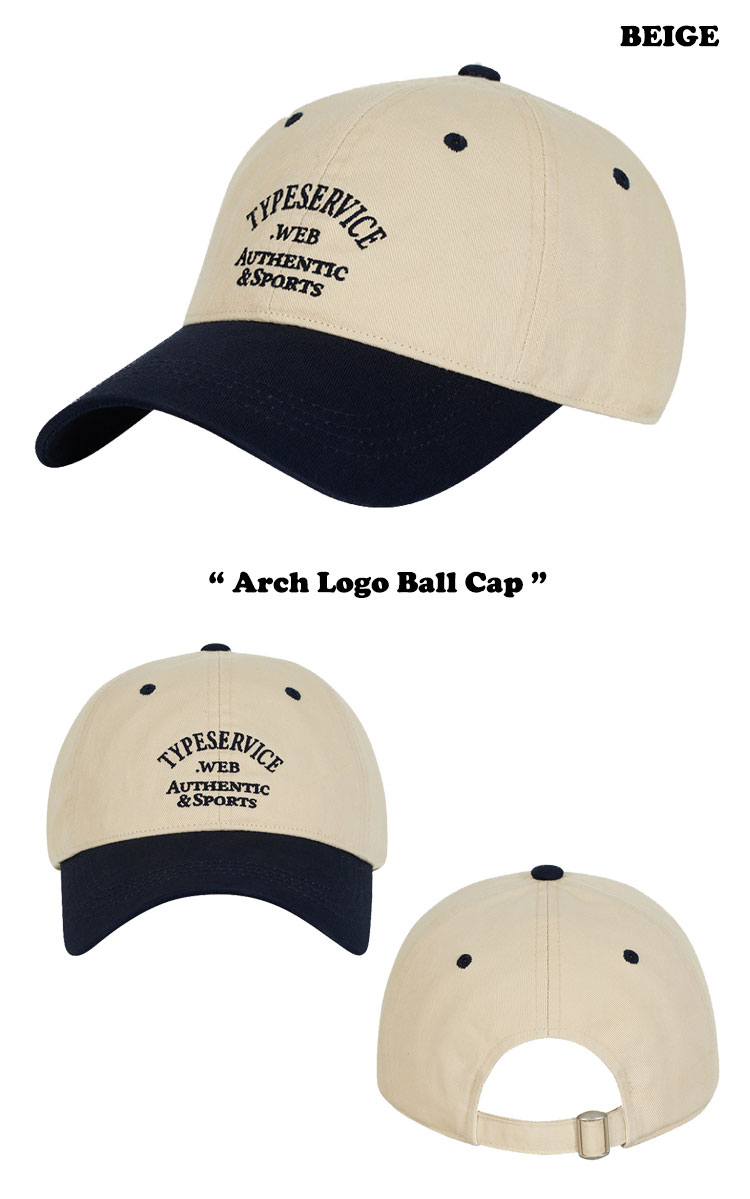 タイプサービス ボールキャップ Typeservice メンズ レディース Arch Logo Ball Cap アーチ ロゴ ボール キャップ BEIGE ベージュ KHSA08 ACC｜a-labs｜02