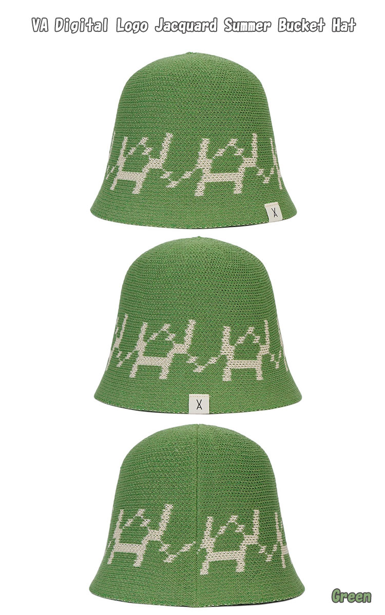 バザール バケットハット VARZAR 正規販売店 VA Digital Logo Jacquard Summer Bucket Hat VA 全3色 varzar1027/8/9 ACC｜a-labs｜05