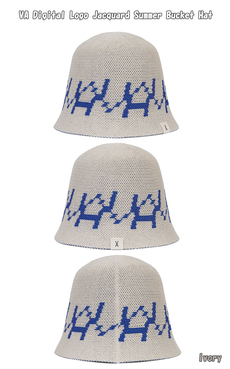 バザール バケットハット VARZAR 正規販売店 VA Digital Logo Jacquard Summer Bucket Hat VA 全3色 varzar1027/8/9 ACC｜a-labs｜06