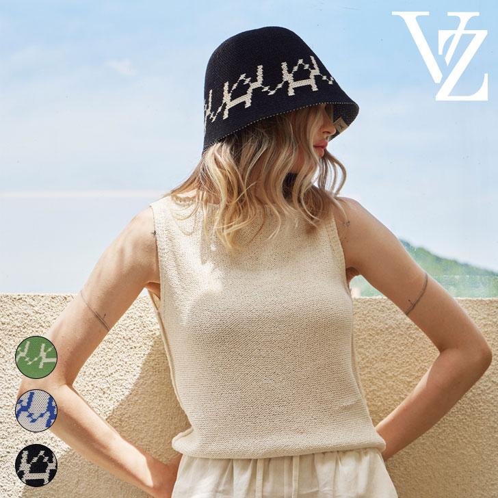 バザール バケットハット VARZAR 正規販売店 VA Digital Logo Jacquard Summer Bucket Hat VA 全3色 varzar1027/8/9 ACC｜a-labs
