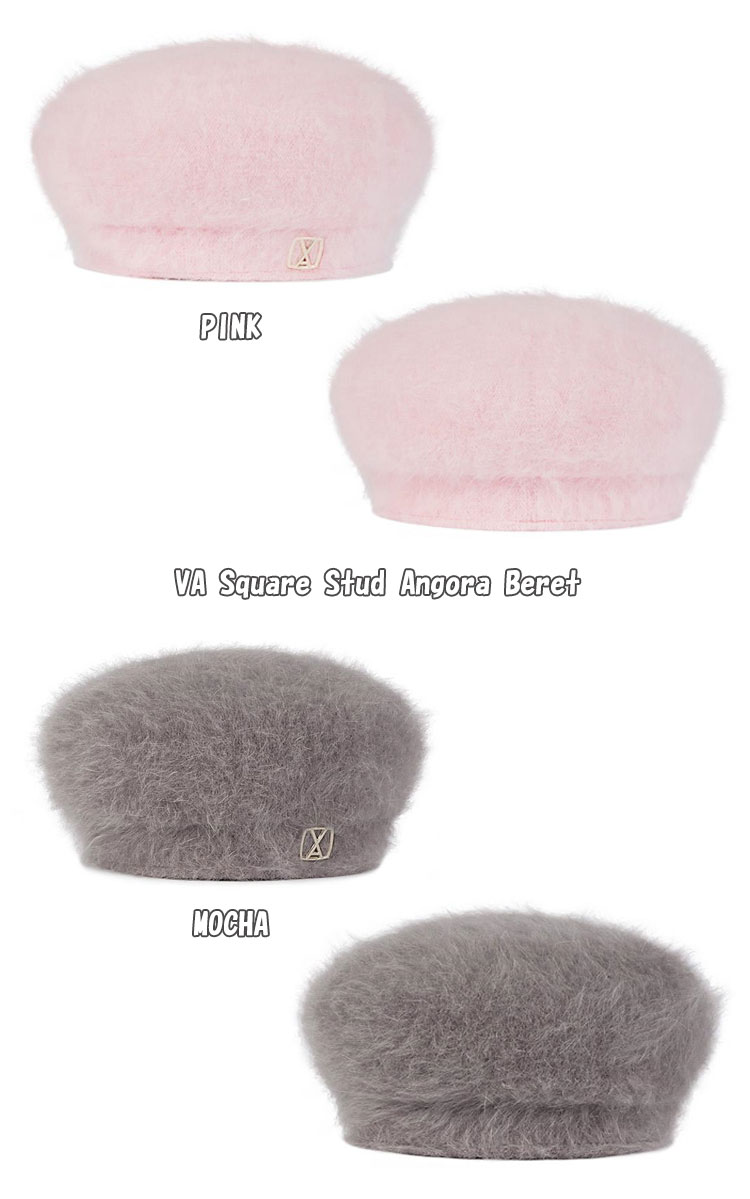 バザール ハンチング VARZAR 正規販売店 VA Square Stud Angora Beret