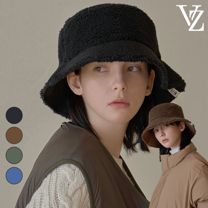 バザール VARZAR 正規販売店 VA Square Label Reversible Bucket Hat スクエア ラベル リバーシブル バケットハット 全4色 varzar1186/7/8/9 ACC :ac vz23 zar11867:a Labs