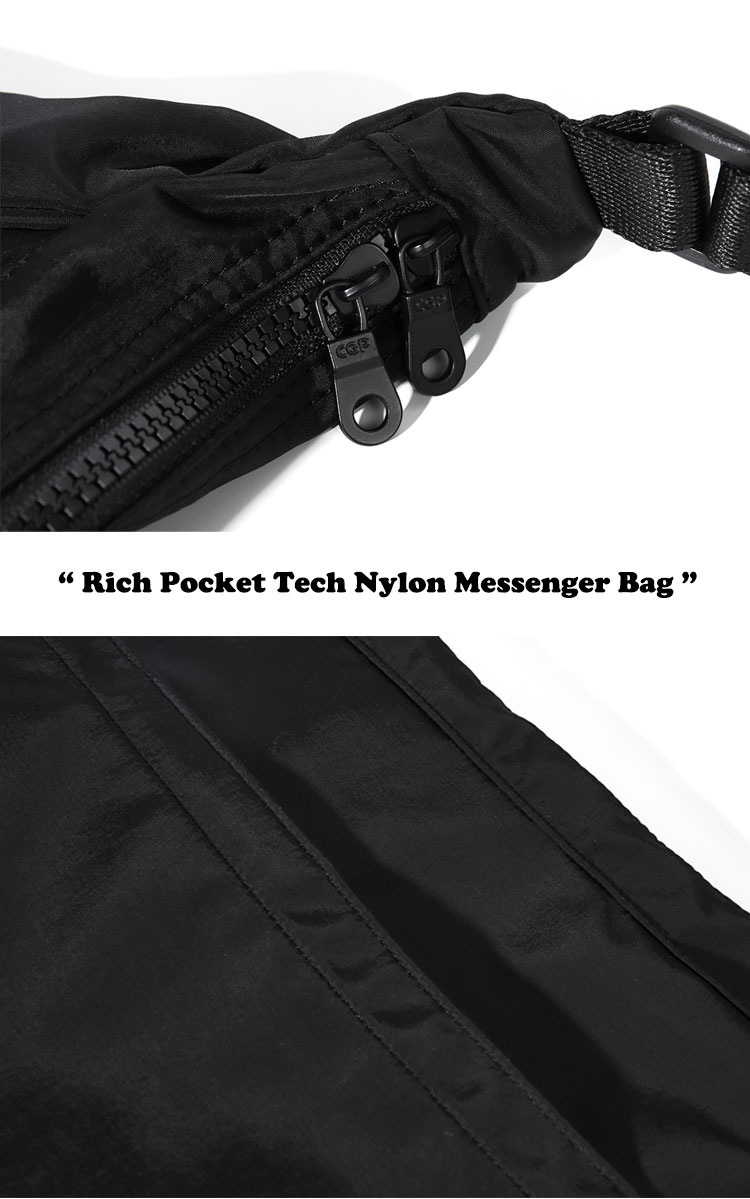 コードグラフィー クロスバッグ CODEGRAPHY Rich Pocket Tech Nylon Messenger Bag ナイロン メッセンジャーバッグ 全2色 CBCS1BS005CH/BK バッグ｜a-labs｜05