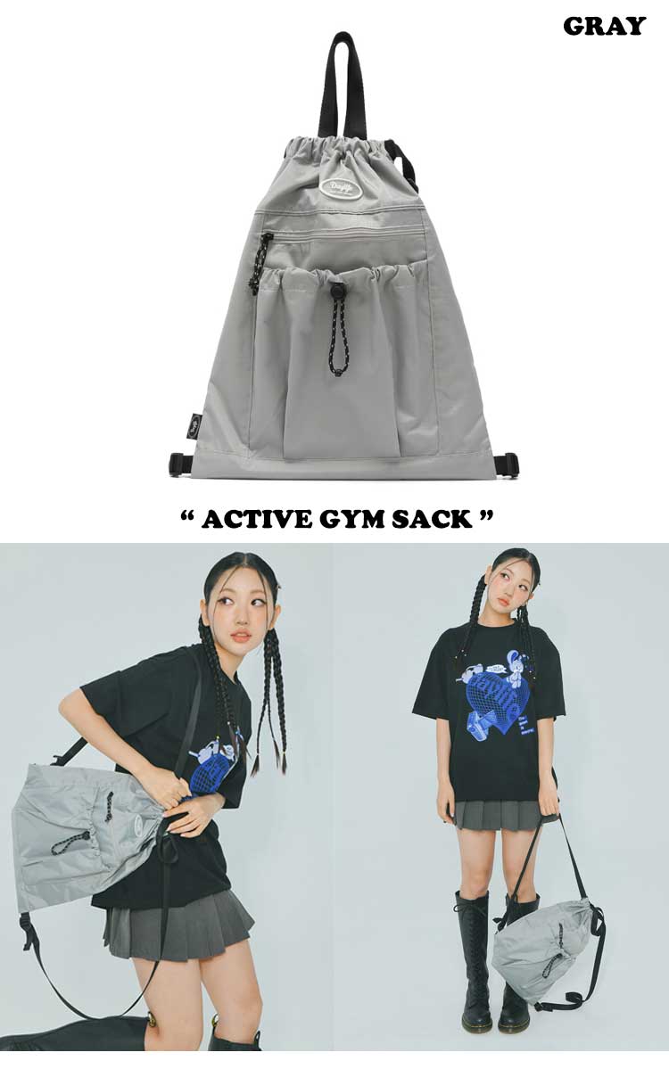 デイライフ ナップサック Daylife 正規販売店 メンズ レディース ACTIVE GYM SACK アクティブ ジムサック 全3色 韓国ブランド 韓国ファッション バッグ｜a-labs｜03