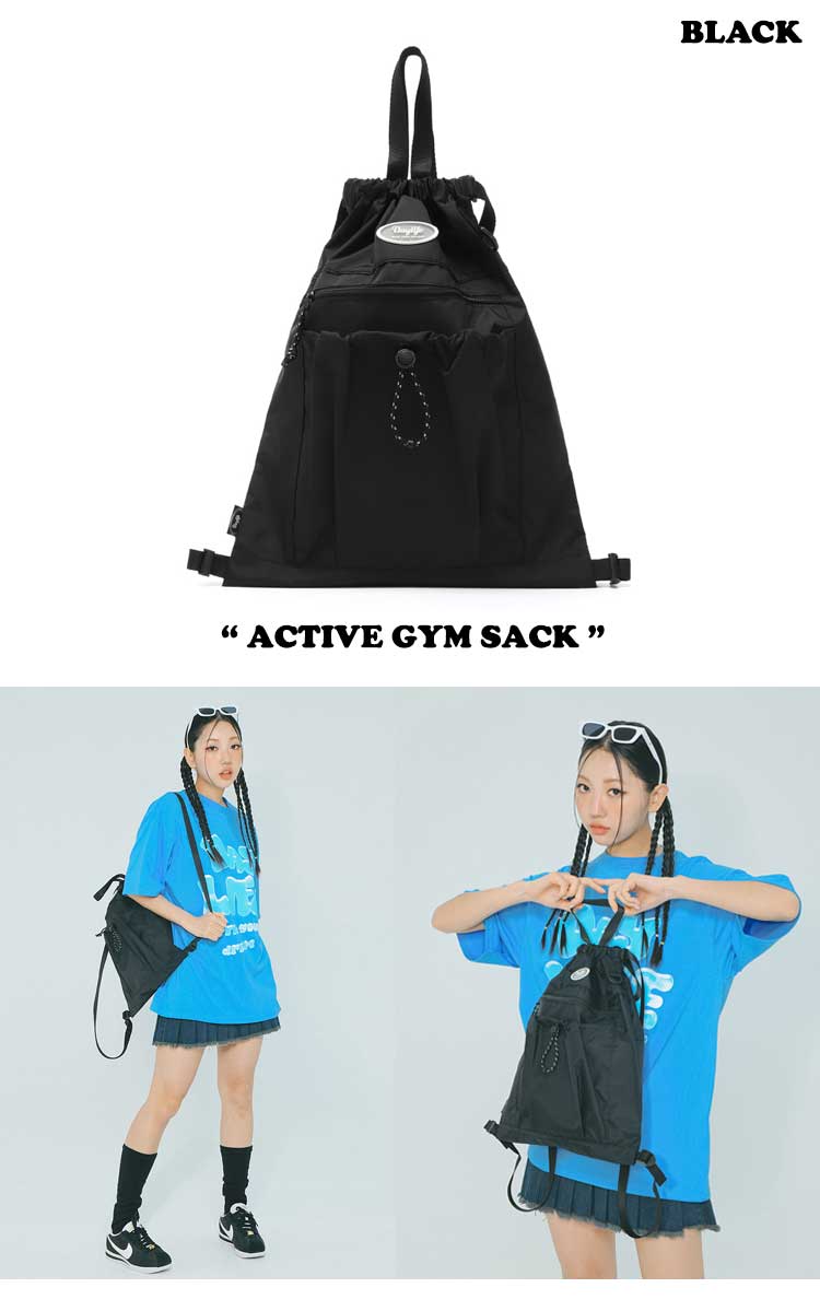 デイライフ ナップサック Daylife 正規販売店 メンズ レディース ACTIVE GYM SACK アクティブ ジムサック 全3色 韓国ブランド 韓国ファッション バッグ｜a-labs｜04