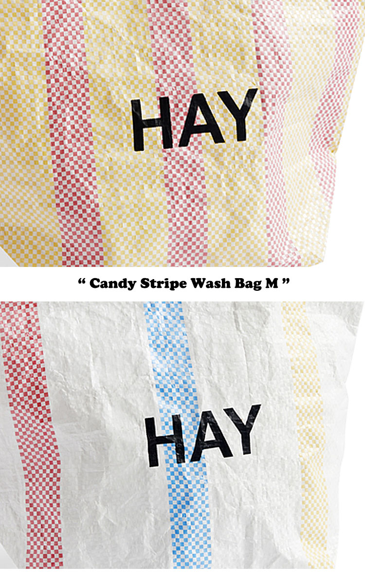 ヘイ トートバッグ ポーチ HAY メンズ レディース Candy Stripe Wash Bag M キャンディー ストライプ ウォッシュバッグ 全2色 9275263990 バッグ｜a-labs｜03