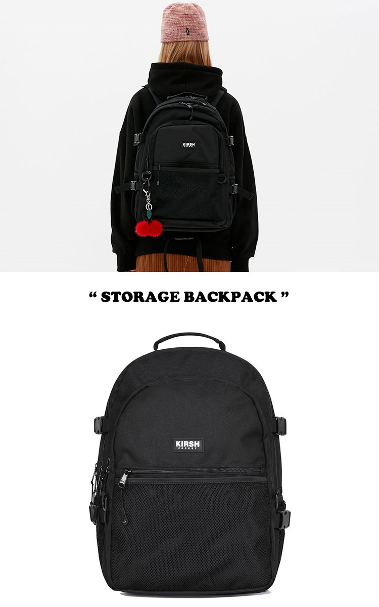 【国内配送/正規販売店】キルシーポケット リュック KIRSH POCKET STORAGE BACKPACK ストレージ バックパック BLACK ブラック KPRRBBP707M バッグ｜a-labs｜04