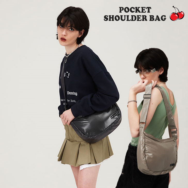 キルシー ショルダーバッグ KIRSH 正規販売店 レディース POCKET SHOULDER BAG ポケット ショルダー バッグ KHAKI カーキ BLACK ブラック FKQRABA503M バッグ :bg ki23 raba503m:a Labs