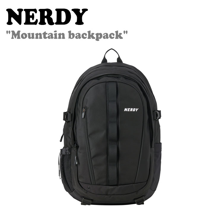 ノルディ バッグパック NERDY メンズ レディース Mountain backpack マウンテンバックパック BLACK ブラック PNES23AA010101 ノルディー バッグ :bg nr23 pnes23a010:a Labs