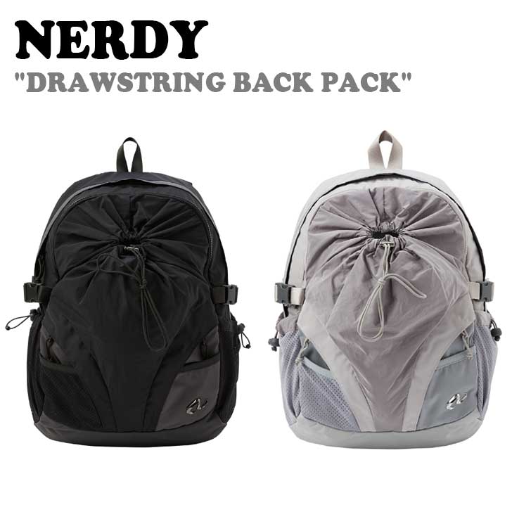 ノルディ リュック NERDY メンズ レディース DRAWSTRING BACK PACK ドロウストリング バッグパック BLACK ブラック GREY グレー PNES24BG02 ノルディー バッグ :bg nr24 pnes24bg02:a Labs