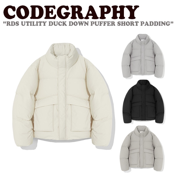 コードグラフィー ダウンジャケット CODEGRAPHY RDS UTILITY DUCK DOWN PUFFER SHORT PADDING ユーティリティー ダックダウン プファー 全4色 CBCWUIH001 ウェア :ct cgp23 cwuih001:a Labs