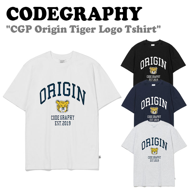 コードグラフィー 半袖Ｔシャツ CODEGRAPHY CGP Origin Tiger Logo Tshirt オリジン タイガー ロゴ Ｔシャツ 全4色 CBCUUTS001 ウェア｜a-labs