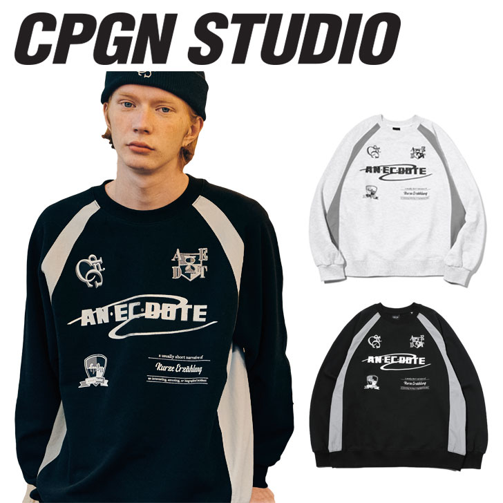 コンパーニョ トレーナー CPGN STUDIO 正規販売店 ANECDOTE RAGLAN SWEATSHIRTS アネクドート ラグラン スウェットシャツ 全2色 C22FC21/2 ウェア :ct cp23 c22fc212:a Labs