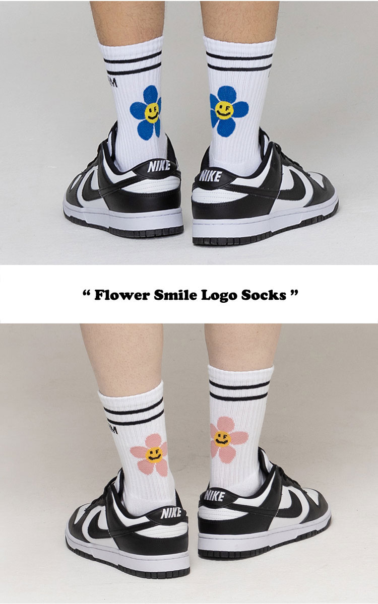 グレーバー 靴下 GRAVER 正規販売店 Flower Smile Logo Socks フラワー スマイル ロゴ ソックス 全5色 G(M)-S21-3-WE/9-WE/8-WE/10-WE G(M)-S23-1-WE ウェア｜a-labs｜05
