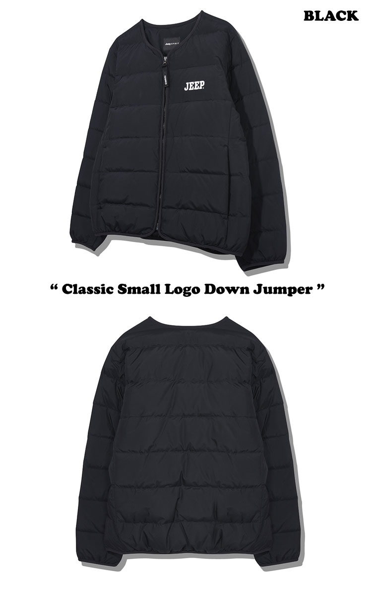 ジープ ダウン Jeep メンズ レディース Classic Small Logo Down Jumper クラシック スモール ロゴ ダウンジャンパー 全3色 JO4JPU492BK/LE/KH ウェア｜a-labs｜02