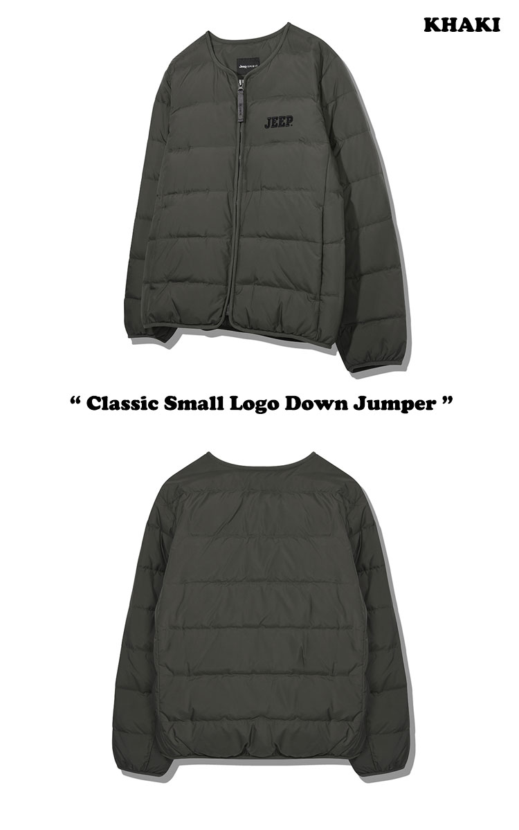 ジープ ダウン Jeep メンズ レディース Classic Small Logo Down Jumper クラシック スモール ロゴ ダウンジャンパー 全3色 JO4JPU492BK/LE/KH ウェア｜a-labs｜04