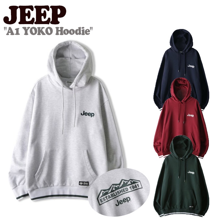 ジープ パーカー Jeep メンズ レディース A1 YOKO Hoodie ヨコ フーディー 全4色 JO5THU031MW/NA/WI/GN ウェア :ct jp23 jo5tsu031:a Labs