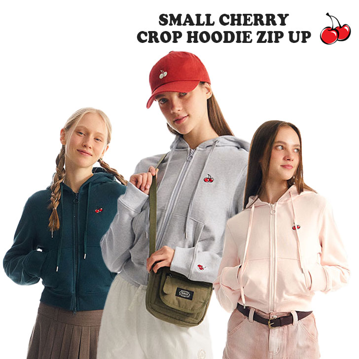 キルシー パーカ KIRSH 正規販売店 SMALL CHERRY CROP HOODIE ZIP UP スモール チェリー クロップ フーディー ジップアップ 全3色 KKRSCJJ503M ウェア :ct ki23 rscjj503m:a Labs