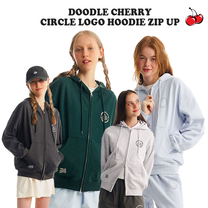 キルシー パーカ KIRSH 正規販売店 DOODLE CHERRY CIRCLE LOGO HOODIE ZIP UP 全4色 KDRSCJJ521M ウェア :ct ki23 rscjj521m:a Labs