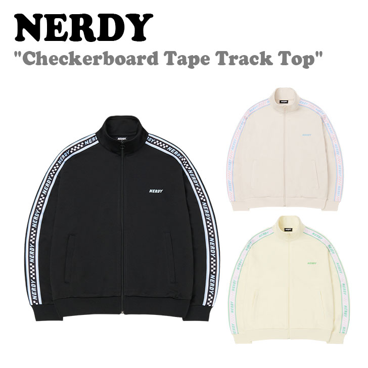 ノルディ ジップアップ NERDY Checkerboard Tape Track Top チェッカーボード テープ トラック トップ 全3色 ノルディー PNES23KA0201/02/37 長袖 ウェア :ct nr23 23ka0201:a Labs