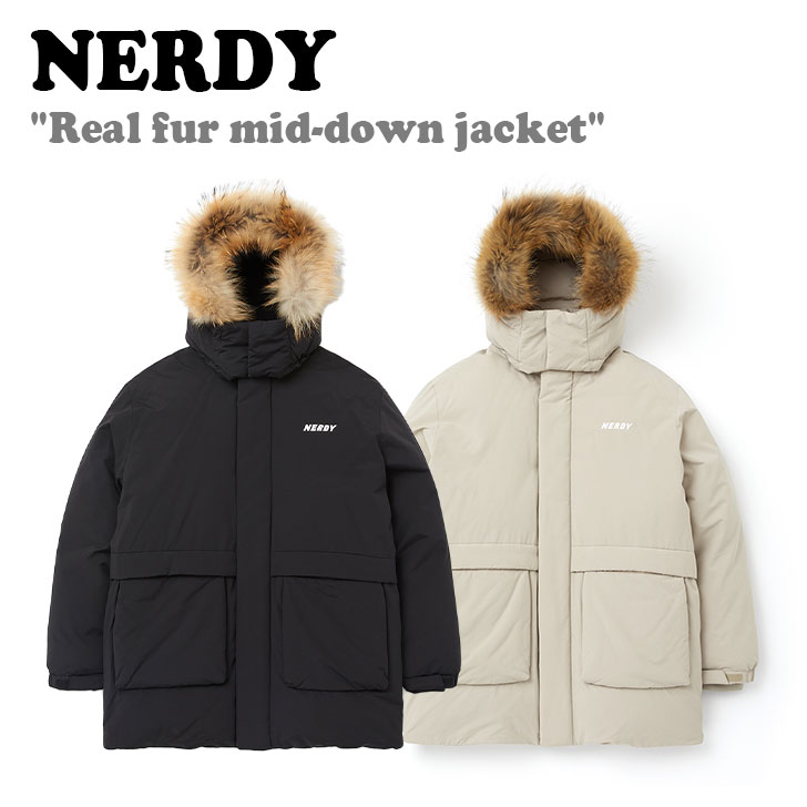 ノルディ ダウンジャケット NERDY ノルディー Real Fur Mid Dawn Jacket リアル ファー ミッド ジャケット 全2色 PNEW23DJ0601/30 ウェア｜a-labs