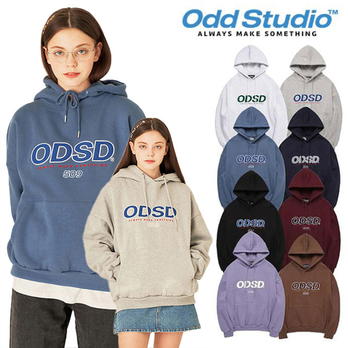 【即納/国内配送】オッドスタジオ パーカ ODD STUDIO 正規販売店 ODSD logo appliqu hood ロゴ アップリケ フード 全9色 OS20FWHD01SET ウェア｜a-labs