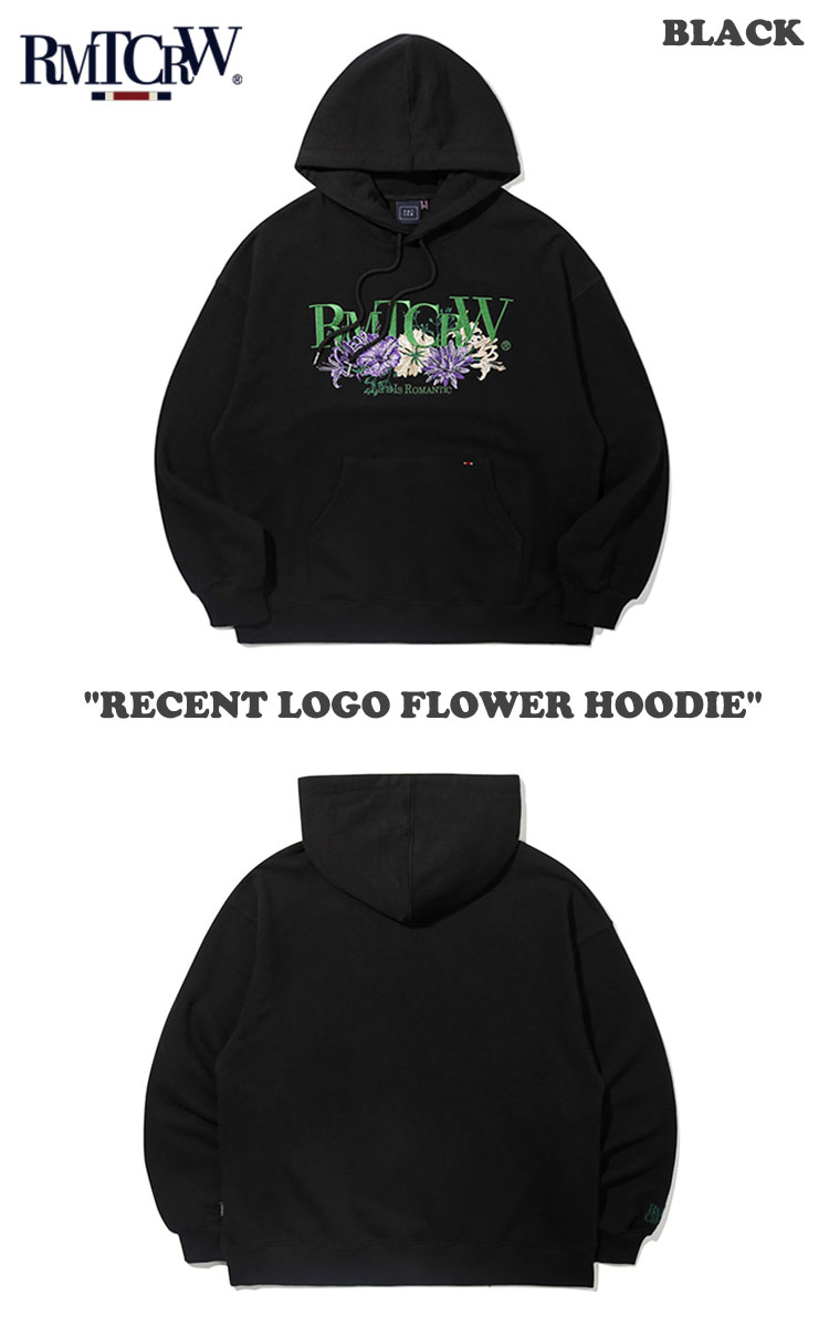 ロマンティッククラウン パーカー ROMANTIC CROWN 正規販売店 RECENT LOGO FLOWER HOODIE リーセント ロゴ フラワー 全3色 22RCFWTHDU002LG/CH/BK ウェア｜a-labs｜04