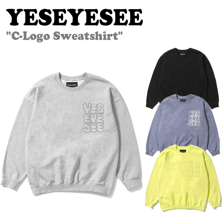 イェスアイシー トレーナー YESEYESEE C LOGO SWEATSHIRT ロゴ スウェットシャツ 全4色 YES1030/YES1031/YES1032/YES1033 ウェア :ct ye23 yes10301:a Labs