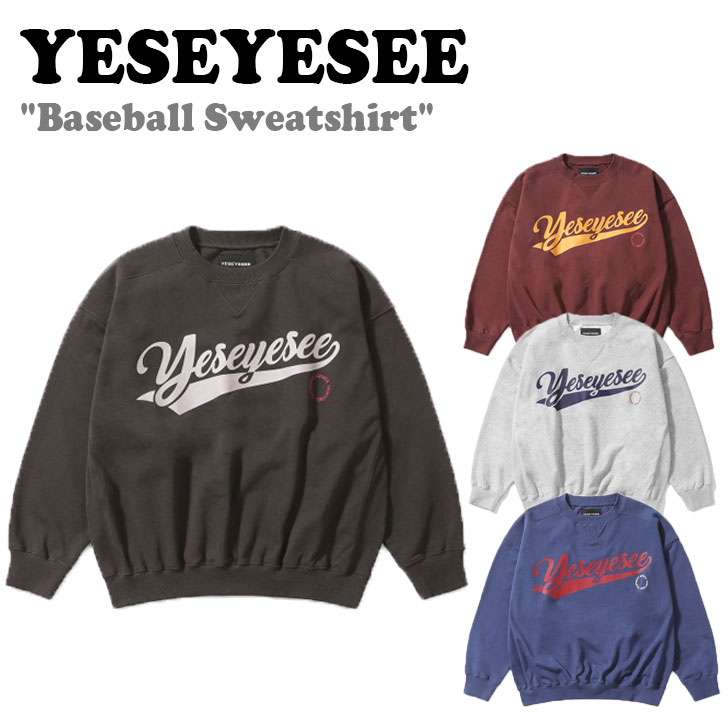 イェスアイシー トレーナー YESEYESEE BASEBALL SWEATSHIRT ベースボール スウェットシャツ 全4色 YES1063/YES1064/YES1065 ウェア :ct ye23 yes10645:a Labs