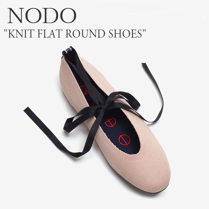 ノード フラットシューズ パンプス NODO レディース KNIT FLAT ROUND SHOES ニット フラット ラウンド BEIGE ベージュ 136625 シューズ :okt ne21 136625:a Labs