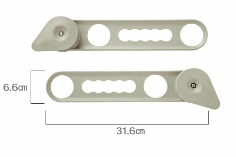 バルコニー物干金具横型用高さ延長パーツ２個１組日本製便利追加パーツ