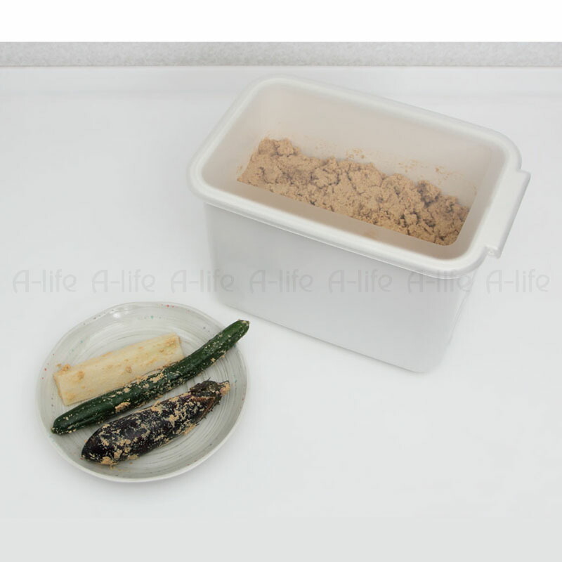 ぬか漬け容器 角型 7.5L 白 パッキンゴム ぬか漬け 漬物容器 漬物 容器