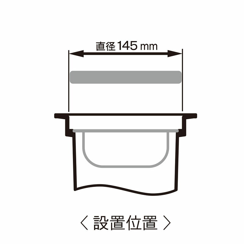 キッチン排水口プレートST日本製