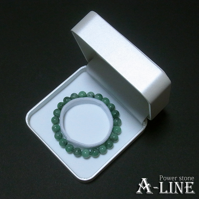 現品限り】パワーストーン ブレスレット エメラルド8mm 内周16.5cm