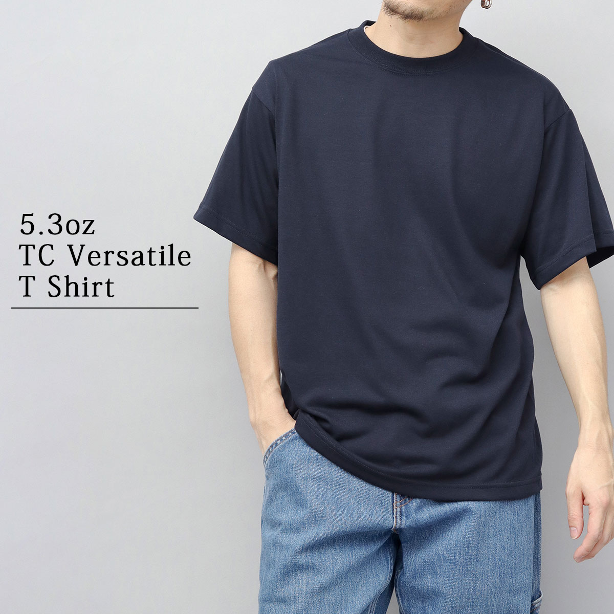 Jeans KM0KM01146 Tシャツ 半袖 ブラック メンズ United Athle tシャツ メンズ レディース 半袖 無地 速乾 ドライ