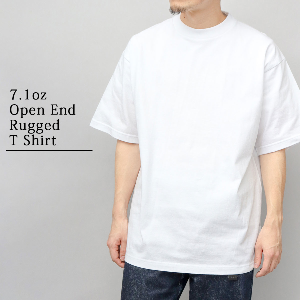  JEANS 半袖Tシャツ ホワイト United Athle（ユナイテッドアスレ） tシャツ メンズ レディース 半袖