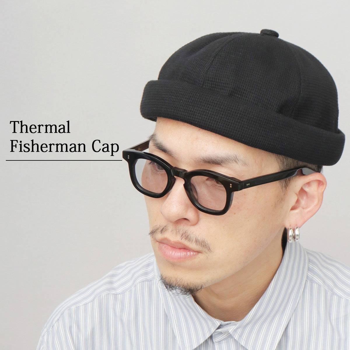 A.M.S. フィッシャーマンキャップ ロールキャップ メンズ 帽子