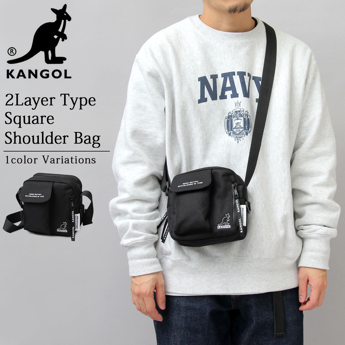 カンゴール KANGOL ショルダーバッグ メンズ ミニショルダー 