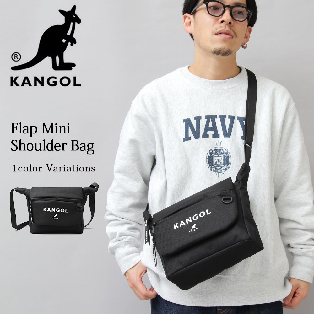 カンゴール KANGOL ショルダーバッグ ミニショルダー ミニバッグ 黒 肩